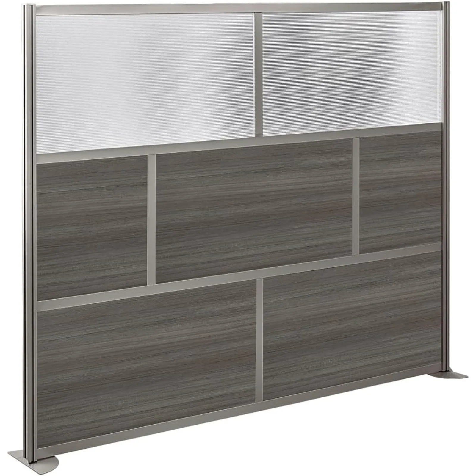 US Office Partitions - Cubicle Privacy Panel Wall Divider - Modern Room Separator with Quick Assembly - Indoor Laminate Free