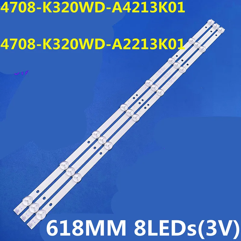 

Фонарь подсветки для 4708-K320WD-A2213K01 32C3 32G3 32A3X L32C11 D32KH1000 LE32D8800 32PHF3280/T3 32PHF3057/T3 L32R630VKE