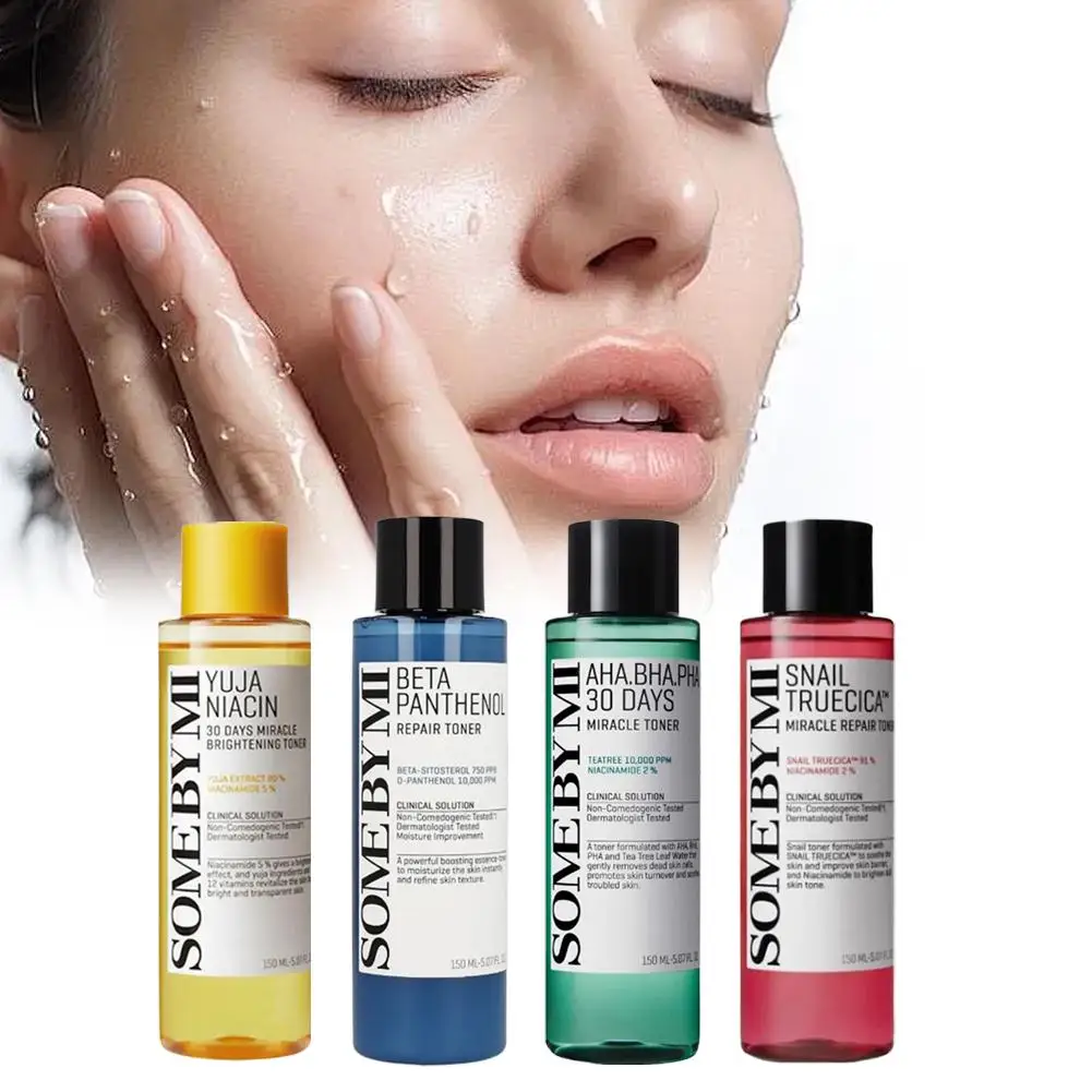 Korean SOME BY MI AHA BHA PHA Tea Tree Triac Acid Essence Face Cream Set for Deep Cleaning of Acne-Sensitive Skin