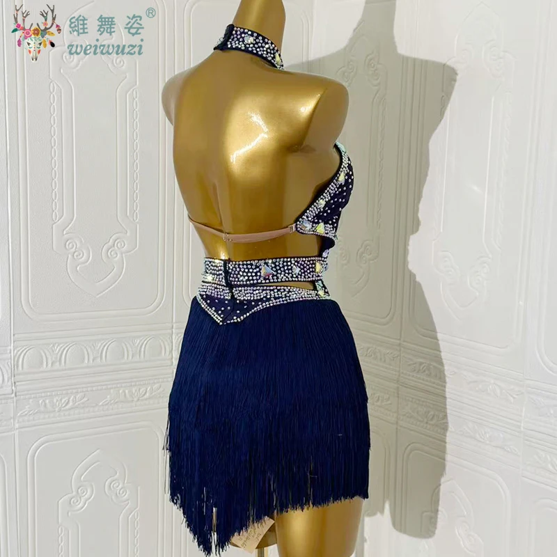 Latin Dance Performance Dress for Women Customsized Rumba Chacha Tango Competiton Clothing Skirt Adult Child Latin Dresses