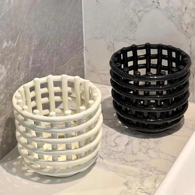 Bathroom Facial Towel Storage Box Multifunctional Organizer Holder Toothpaste Toothbrush Makeup Brushes Vanity Counter Rack