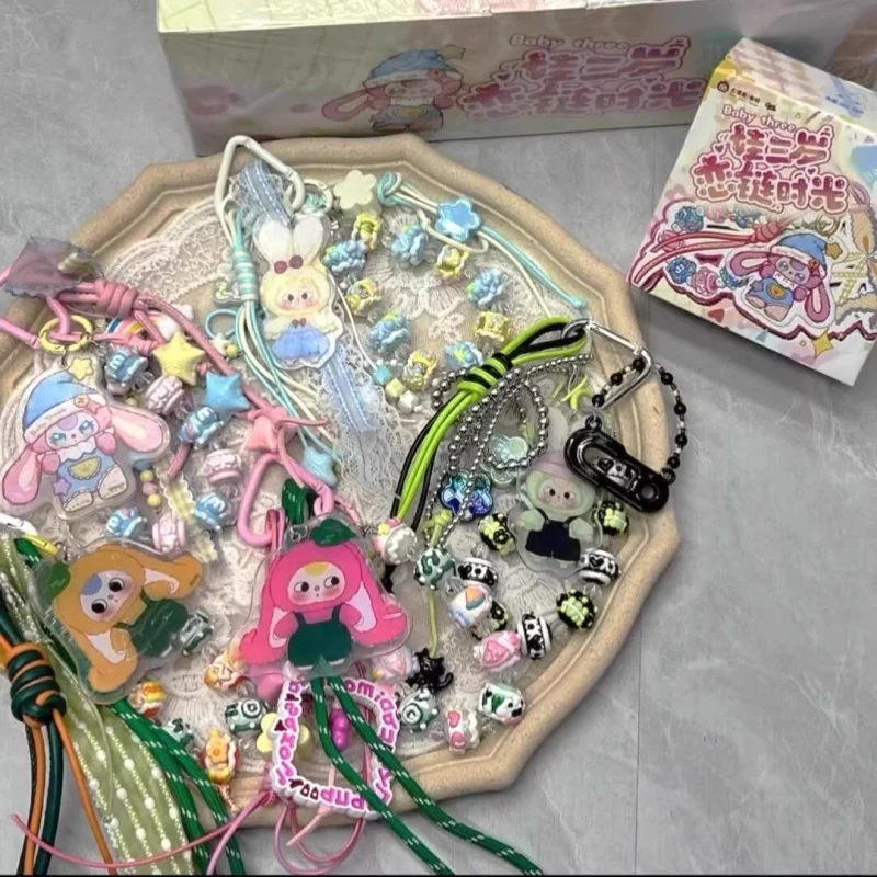 

New Original Baby 3-Year-Old Love Chain Time Series Blind Bag Blind Box Cute Pendant Bracelet Keychain Trendy Kawaii Xmas Gifts