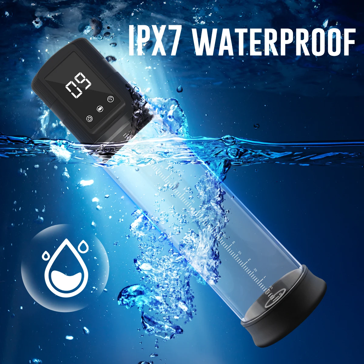 مضخة القضيب الكهربائية فراغ مص ذكر الموزه القضيب توسيع 5 وضع التدريب 5 مص الهزاز 3 غطاء من السيليكون الكبار #5