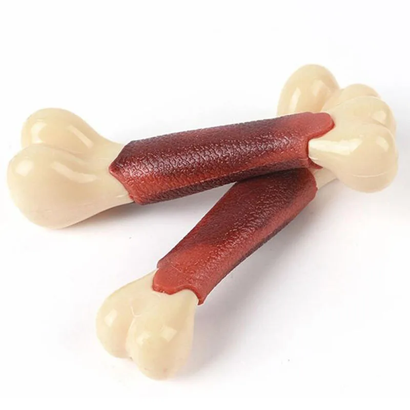 

Dog Teething Stick Pet Teething Toy Beef-Flavored Big Bones Dog Teething Bite Resistant Bone Stick 2021 New