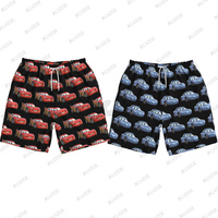 Sally I'm Lightning Cars Mcqueen Printed Summer Women and Men Shorts Quick Dry Beach Swiming Short Pants Casual Sports Clothes