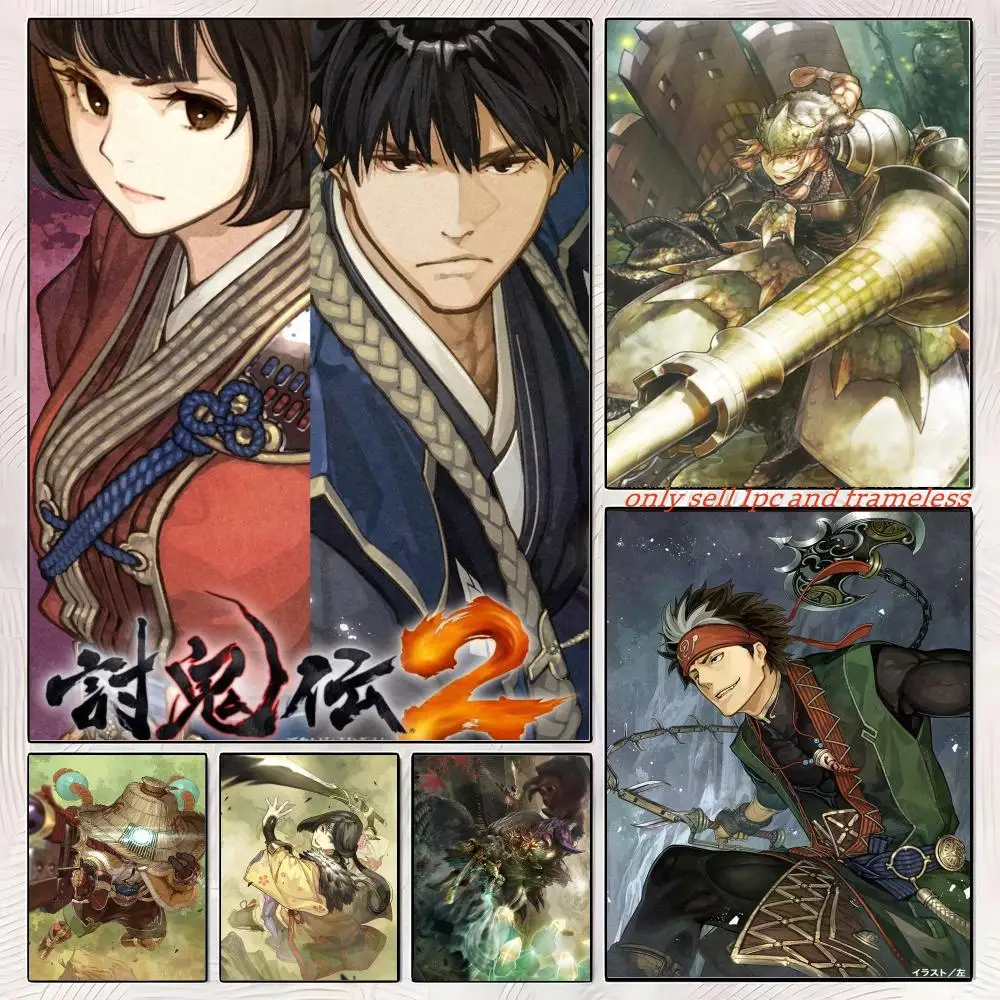 Action-adventure Game T-Toukiden The Age of Demons Poster Premium PP Wall Decal - Peel & Stick, HD Print, Waterproof Home Decor