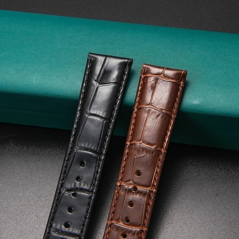 يتوهم الخيزران الملمس حزام الساعات ل موريس لاكروا بونتوس PT6098 PT6388 ليه كلاسيكس LC6017 قسط جلد البقر حزام 20 22 مللي متر