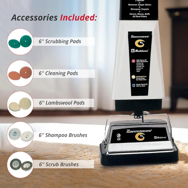 Koblenz P-2600 แชมพู/เครื่องขัดพื้นและพรมเชิงพาณิชย์