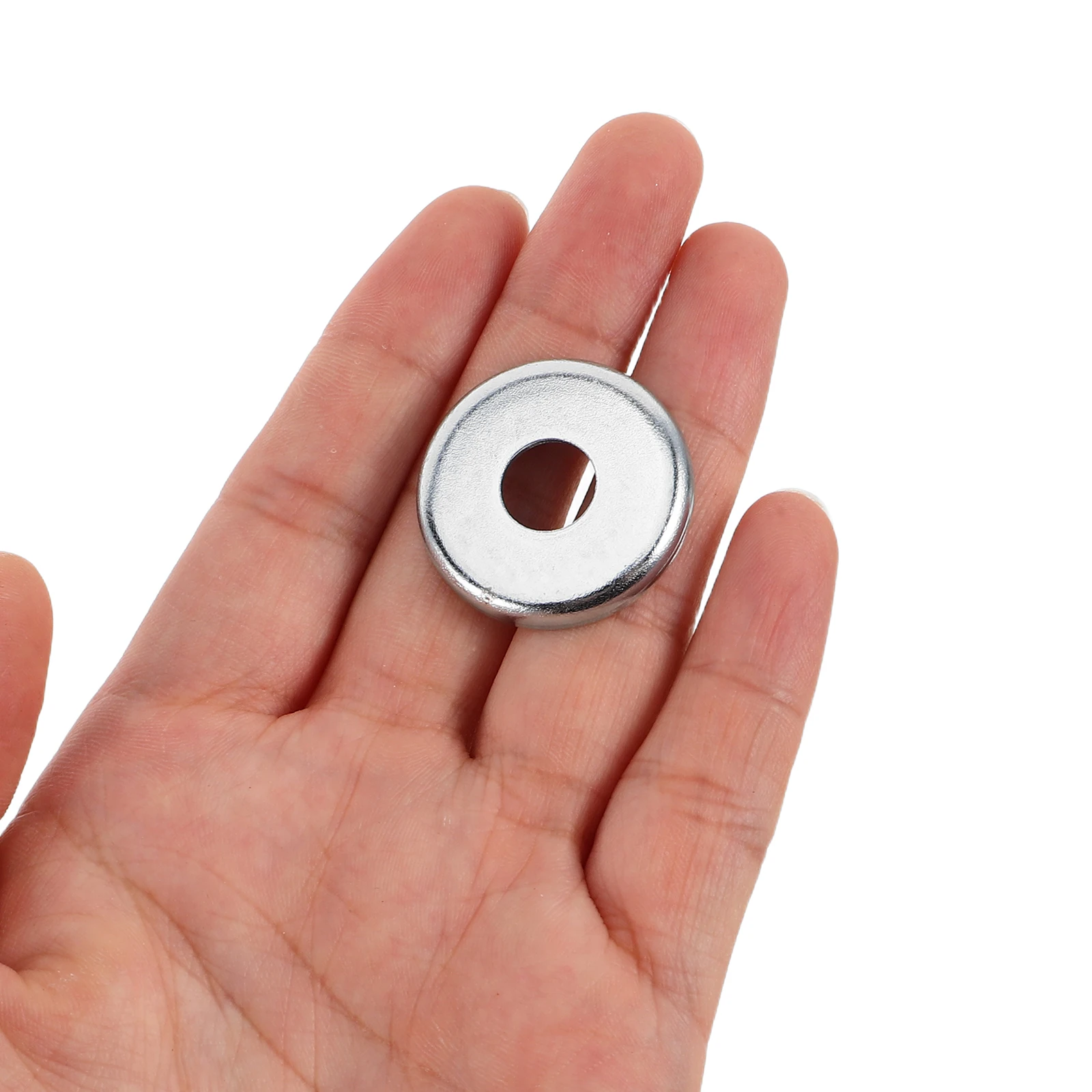 

10 Pcs Roller Skate Accessories Metal Washers Skateboard Base Cushion for Silver Drift Skates Plate Cover Replacement Part