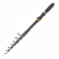 1.8m 2.1m 3.6m Carbon Fiber Fishing Rod Super Short Pocket Portable Spinning Pole Telescopic Carp Trout Beach Fishing Pescaria