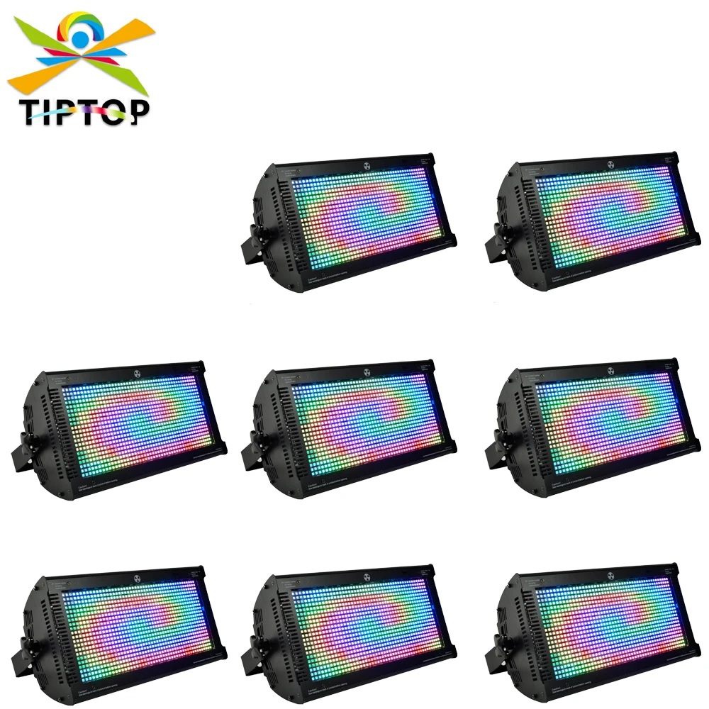 Discount Price 8 Units 1000W RGB 112 Zone Stage DJ Led Flash Light Sound Activated LED Stage Light DJ Wall Washer Light