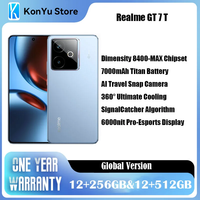 realme GT 7T 5G Smartphone 6.8