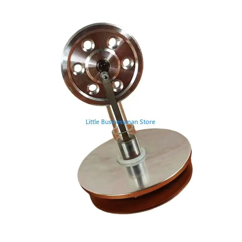 Stirlingmotor, 2,95 Zoll Durchmesser, 3,94 Zoll Höhe, funktioniert auf Kaffeetasse für lustige Physik-Anzeige M76A – Detail 3