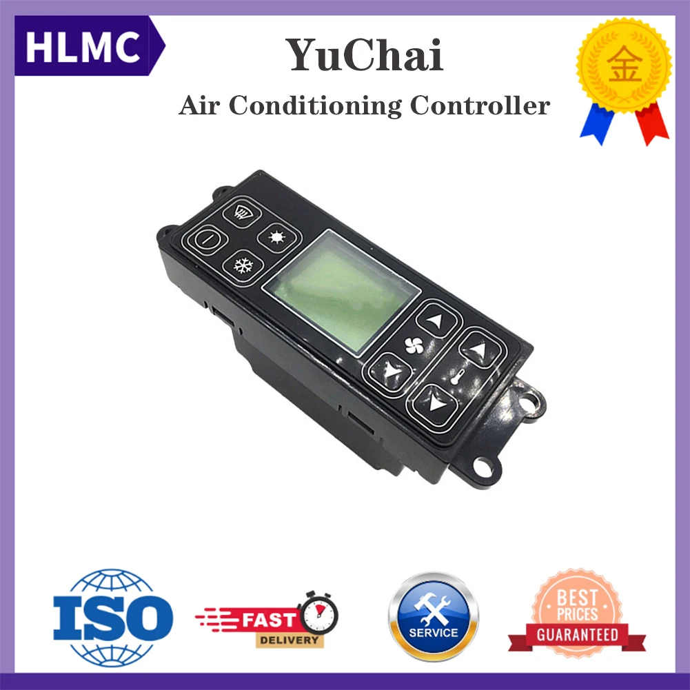 

Excavator Accessories Suitable For Yuchai YC60 85 135 210 230 240 Air Conditioning Controller Air Conditioning Panel Switch