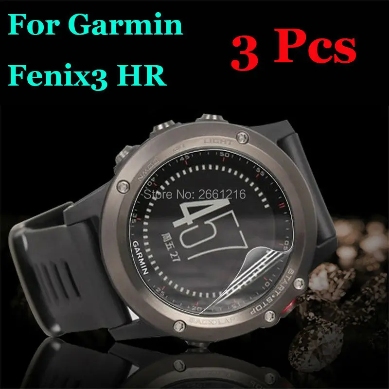 

3 Pcs/Lot HD Clear / Anti-Glare Matte Anti-Scratch Screen Protector Protection Film For Garmin Fenix 3 / Fenix3 HR SmartWatch