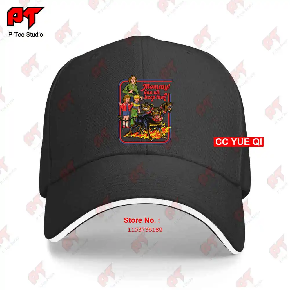 Mommy Can We Keep Him Cerberus Baseball Caps Truck Cap 9T1Q