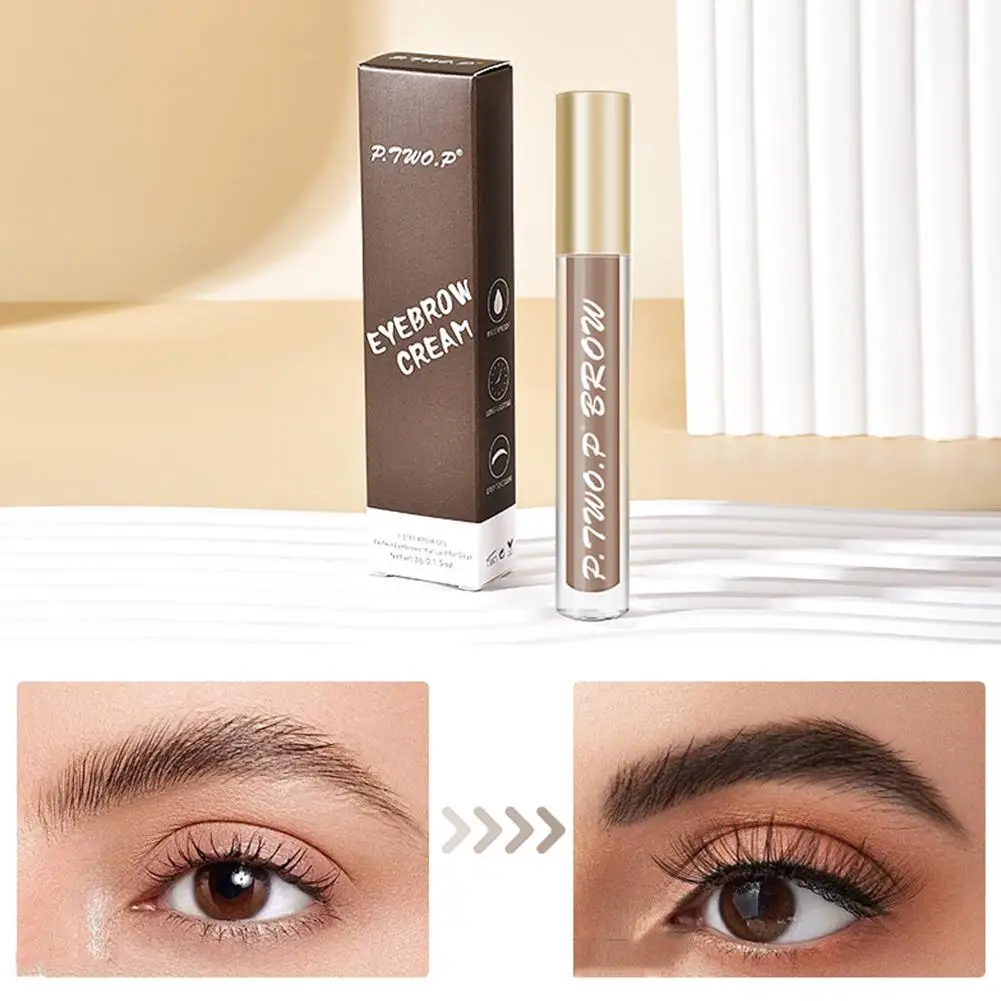 Eyebrow Gel Cream Waterproof Eyebrow Tattoo Shadow Makeup Tint Eyebrow Pen Eyebrow Long Lasting Eye Makeup Cosmetic O0u8