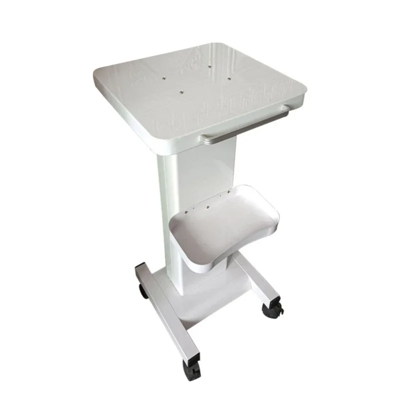 Support d\'équipement de base de chariot, instrument de beauté supérieur, stockage mobile, ligne à bulles, équipement de gravure, table de massage,