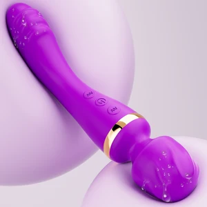 2 Motors Vibrator pour femmes Stimulateur clitoris G Spot Dildo AV Magic Wand USB Rechargeable Adult Toys Féminins 12 meilleurs animes de godemichés en vente - No 5