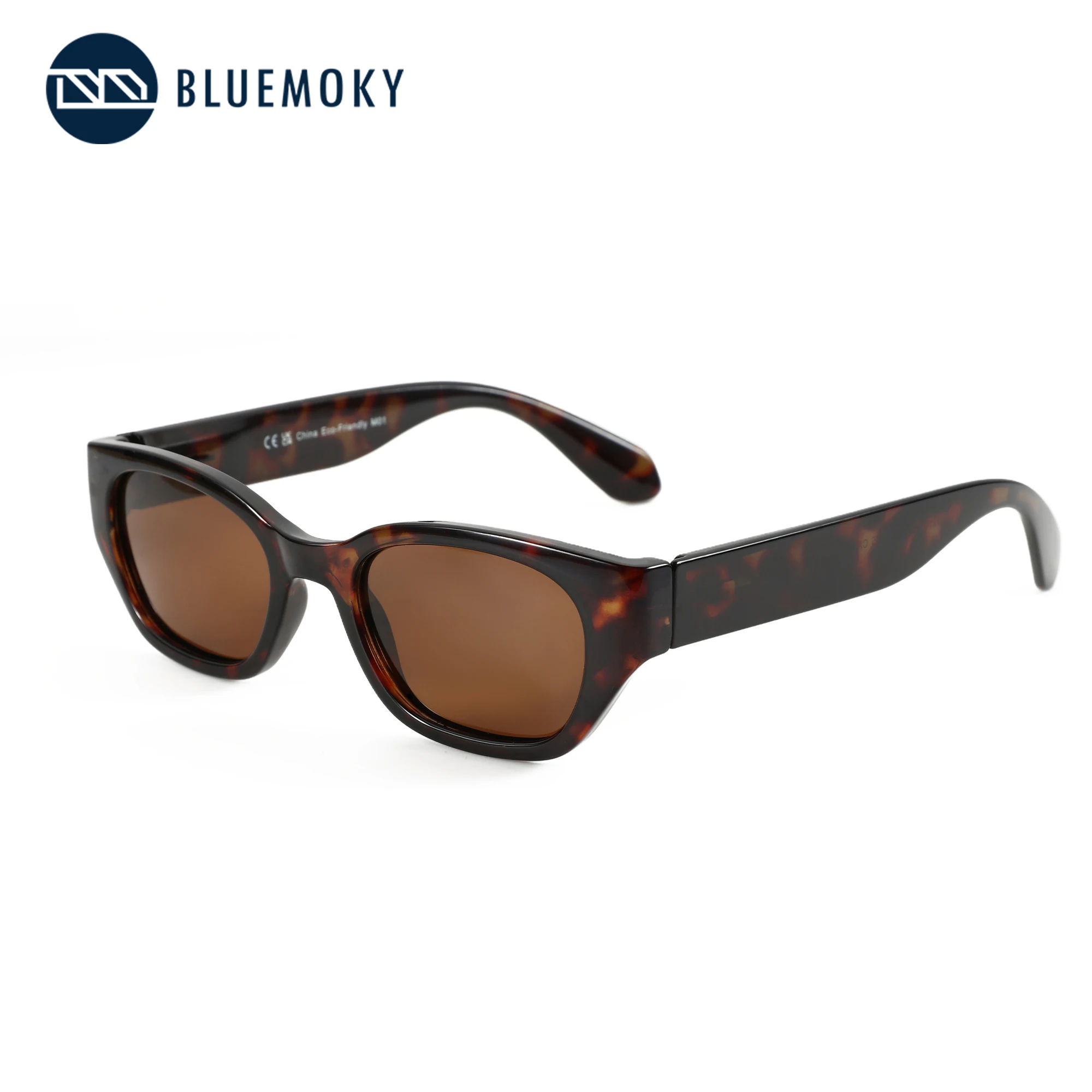 

BLUEMOKY Trendy Ladies Cat Eye Sunglasses Stylish Polarized Sun Glasses UV400 Protection For Women Shopping Shades
