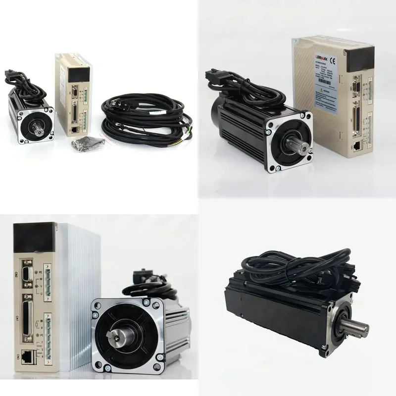 CNC AC Three Phase Waterproof Servo Motor and Driver for Numerical Control Milling Lathe Low Cost