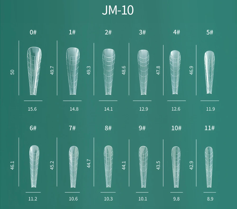 Nailpop Bunte Dual-Form-Nagelformen, 75/288/360 Stück, mehrere Formen für Gelverlängerungen, wiederverwendbar, für den professionellen und privaten Gebrauch – Detail 10