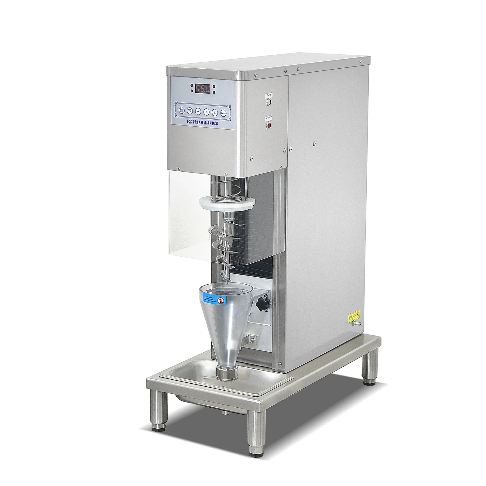 Automatic Ice Cream Mixer Machine, Mini Ice Cream Machine, Desktop Commercial DIY Mixer