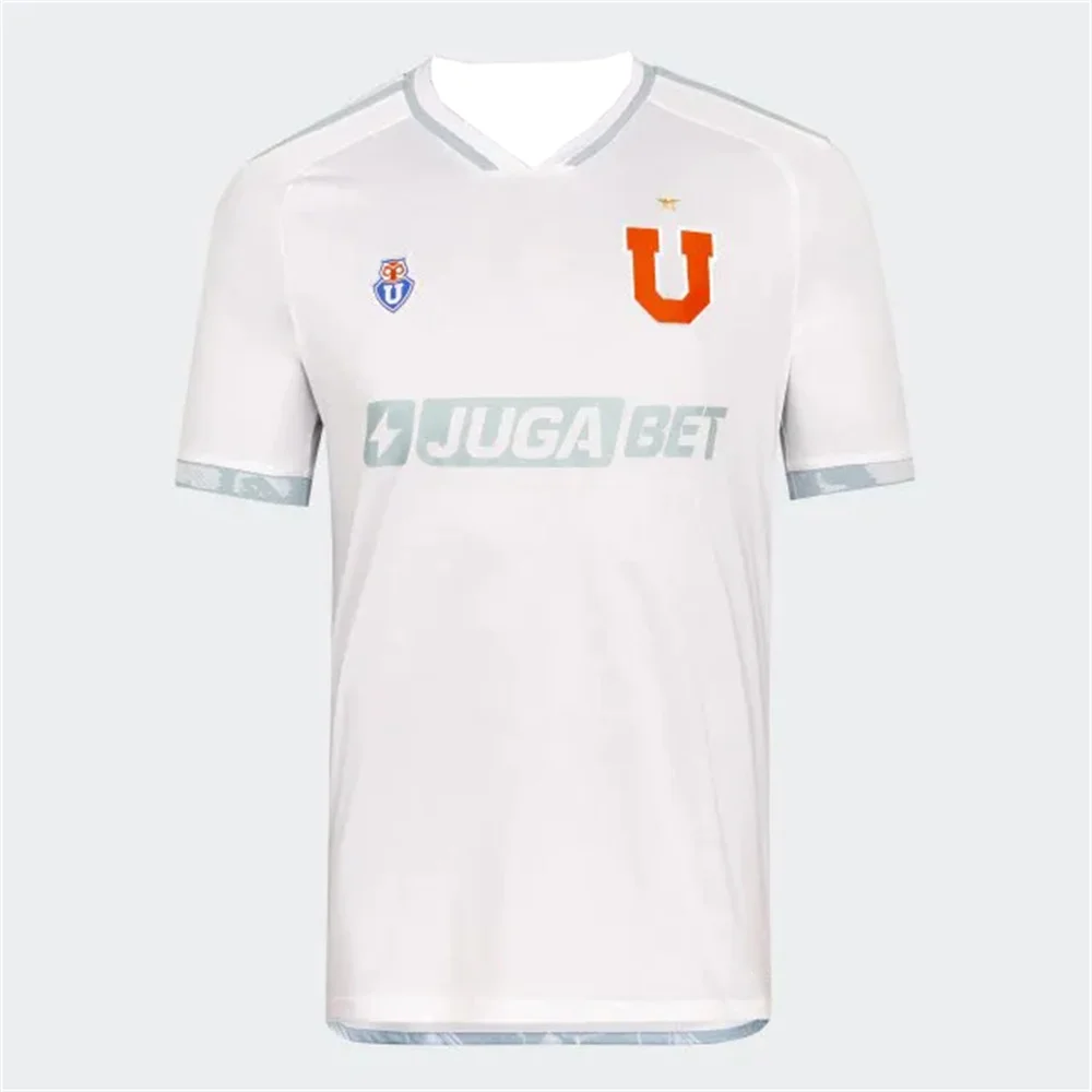 2025 الصيف جامعة تشيلي قميص كرة القدم قصيرة الأكمام لينة الجلد المرأة تي شيرت رياضي التجفيف السريع تنفس تي شيرت