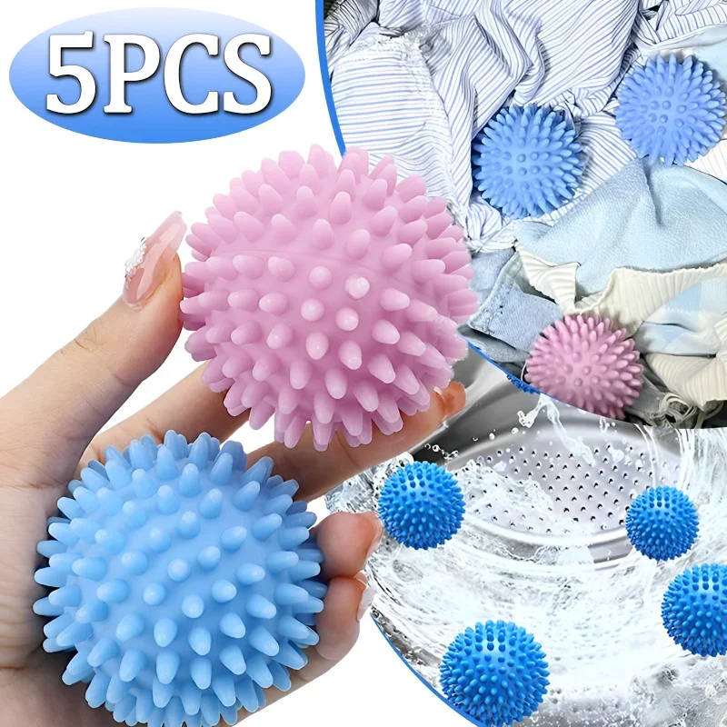 PVC Dryer Ball Reusable Laundry Balls Washing Machine Drying Fabric Softener Ball for Home Clothes Cleaning Ball Tool Accessrice