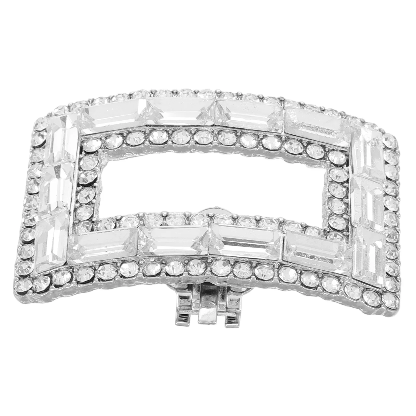

Crystal Shoe Flower Decorative Clips Women Bridal Wedding Party High Heels Accessories Rhinestone Buckle Glass Storage