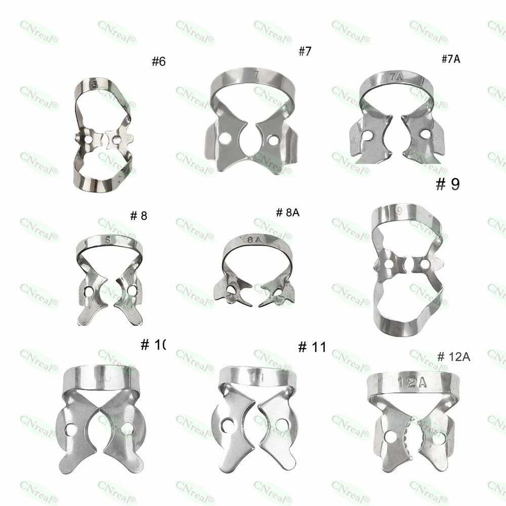1 szt. Gumowy zacisk z gumową zaporą ze stali nierdzewnej 60 rozmiarów ortodontyczny sprzęt do pielęgnacja jamy ustnej stomatologii materiałowej
