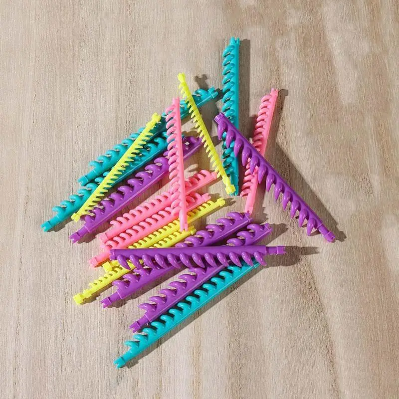 20/30 Stück Haarstyling-Werkzeuge Haarwurzel-Lockenstäbe mit Clips für Pony-Volumen und flauschige Wellen, Salon-Lockenwickler-Set – Detail 8