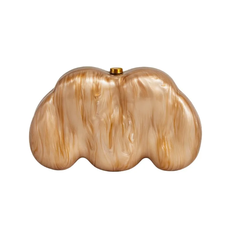 

Irregular-shaped Shell Acrylic Bag Fashionable Wedding Dinner Hand-held Bag Fashion Clutch Evening Bag Wedding Handbag and Purse
