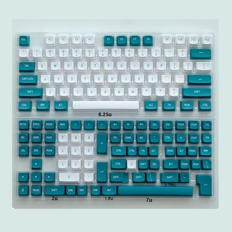 150 مفتاح CSA كيكابس PBT لقطة مزدوجة لمفاتيح Cherry MX على 61 63 64 67 68 75 84 87 96 98 108 ANSI ISO لوحات المفاتيح الميكانيكية