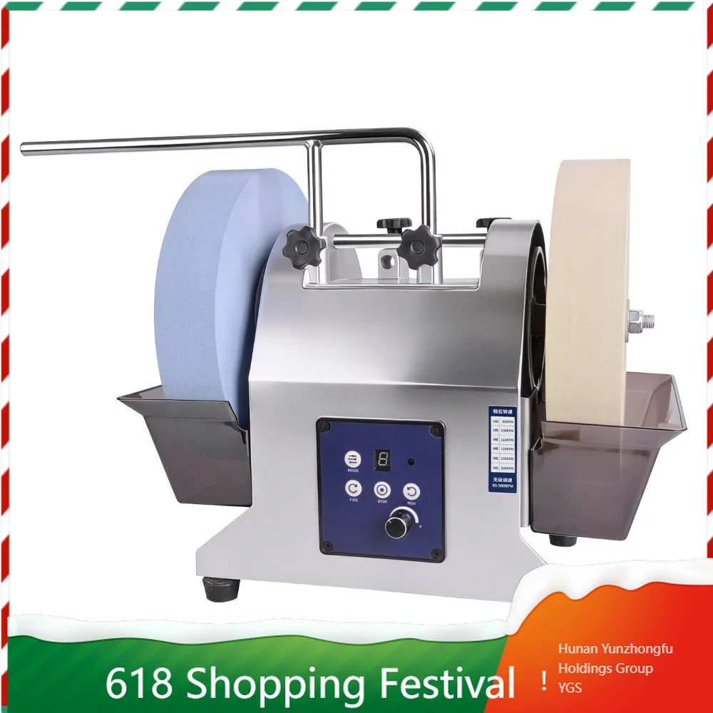 Compact Dual Wheel Water Feed Sharpening Machine Low Heat Design For Home And Small Catering Knife Maintenance