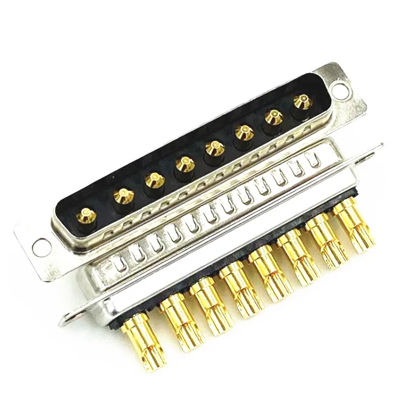 Imagem -04 - Macho para Cabo Conector Fêmea Banhado a Ouro Car Pin Extensão Alta Corrente D-sub 8w8 30a Core 8w8