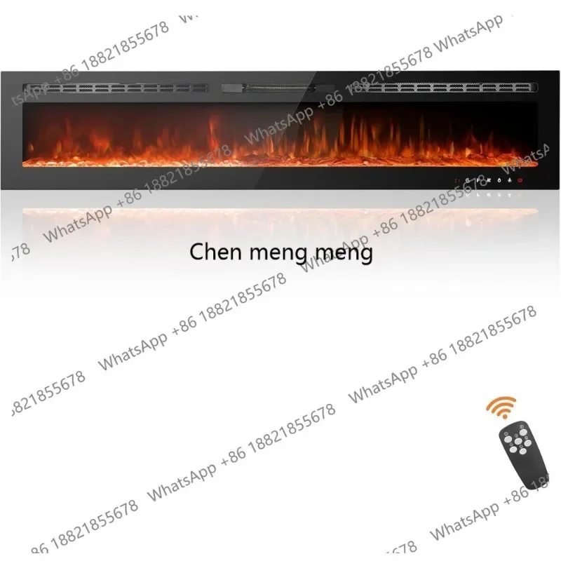 

Электрический камин-вставка zH80 Slim, настенный, с сенсорным экраном/пультом ДУ, таймером, 5 эффектами пламени