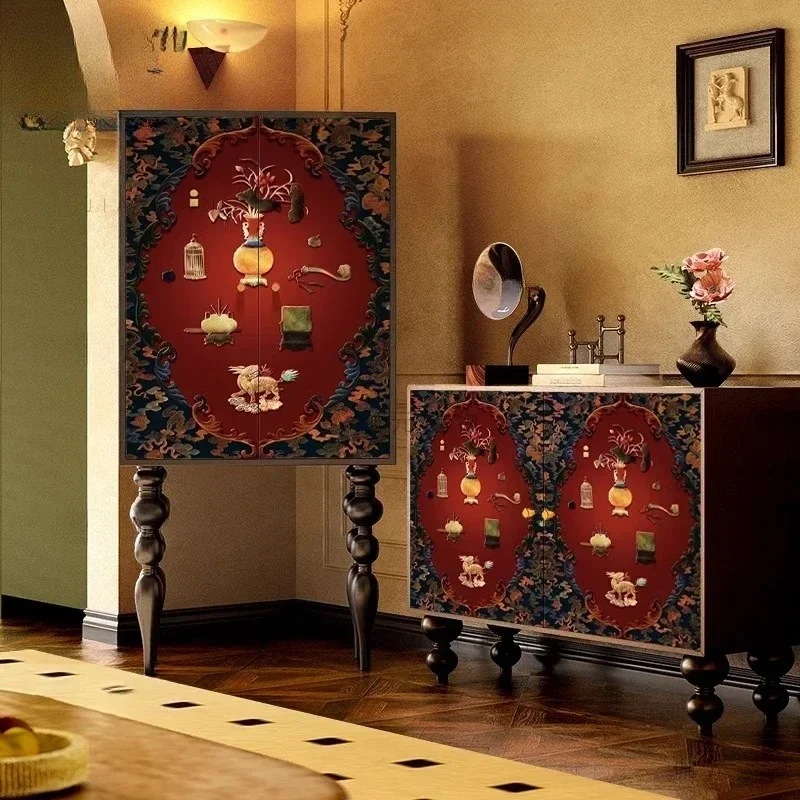 For Haller Storage Luxury Cabinets Cupboard Nordic Corner Accent Living Room Cabinets Utility Tall European Vitrina Furniture