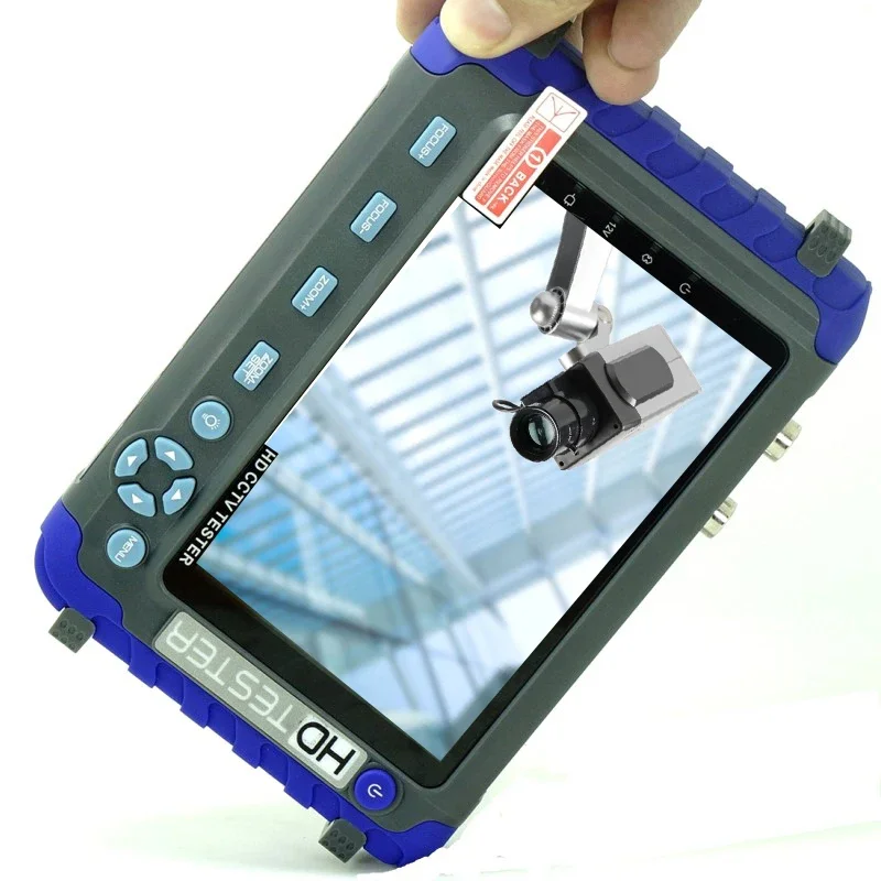 Professional CCTV testing tool IV8C 5 Inch TFT LCD 5MP AHD TVI 4MP CVI CVBS CCTV Camera Tester Monitor support PTZ UTP