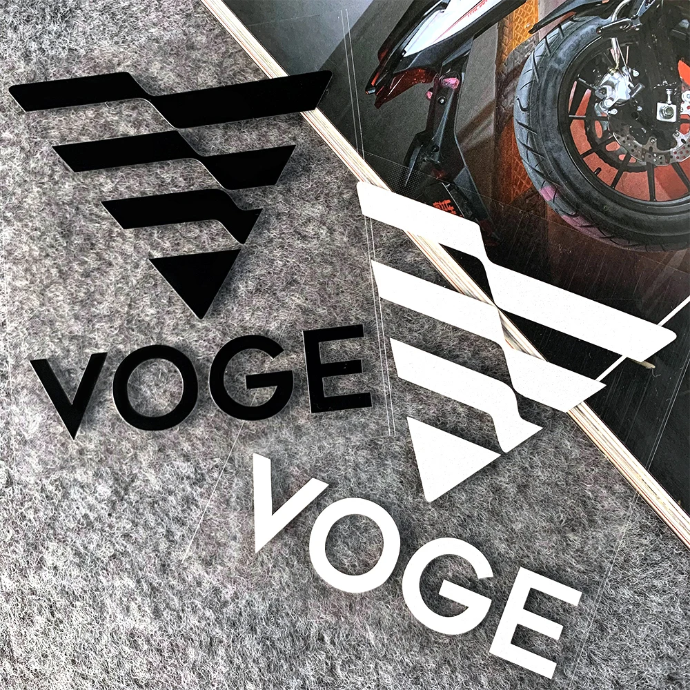 VOGE Motorcycle Helmet Stickers Motor Bike Accessories Fuel Tank Side Windshield Decal For Loncin Voge 900 DSX 300 Rally DSX 525