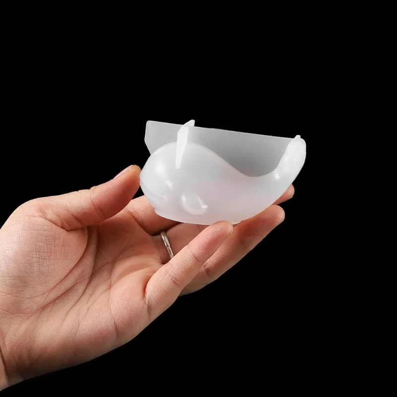 3D Whale Ornament Silicone Mold DIY Gypsum Aromatherapy Desktop Decoration Table Cake Baking Epoxy Resin Mold Home Accessories
