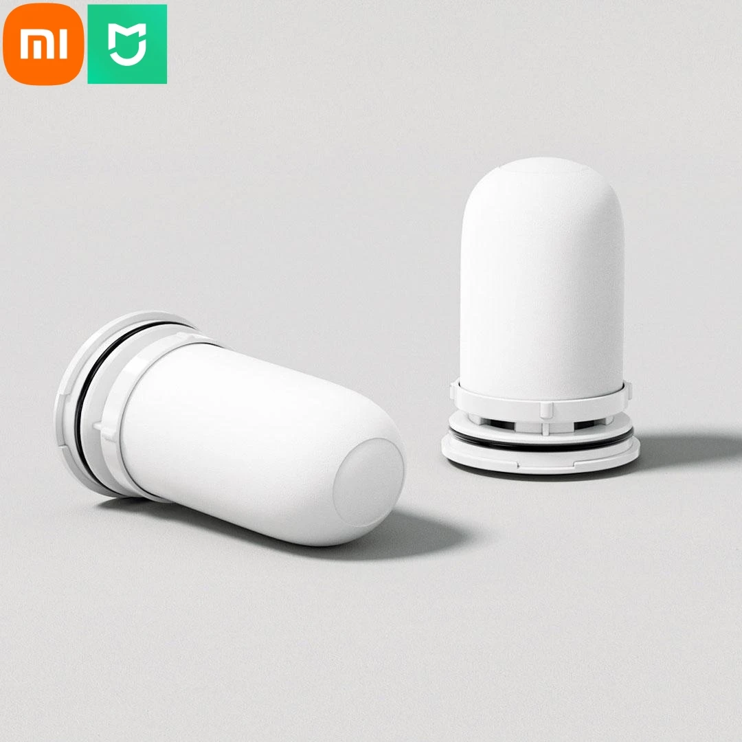 Очиститель воды для смесителя Xiaomi Mijia, 2 фильтра, 3 шт./компл., 5-кратная композитная фильтрация, естественный активированный уголь, эффективная адсорбция