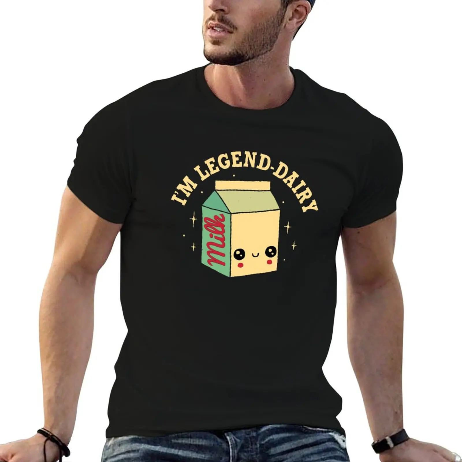 

Legend-Dairy T-Shirt man t shirt heavy cotton t shirt man cotton T-Shirt