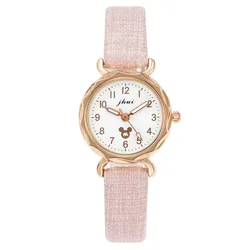 Popular new launch ladies cute little mouse head quartz watch gift watch