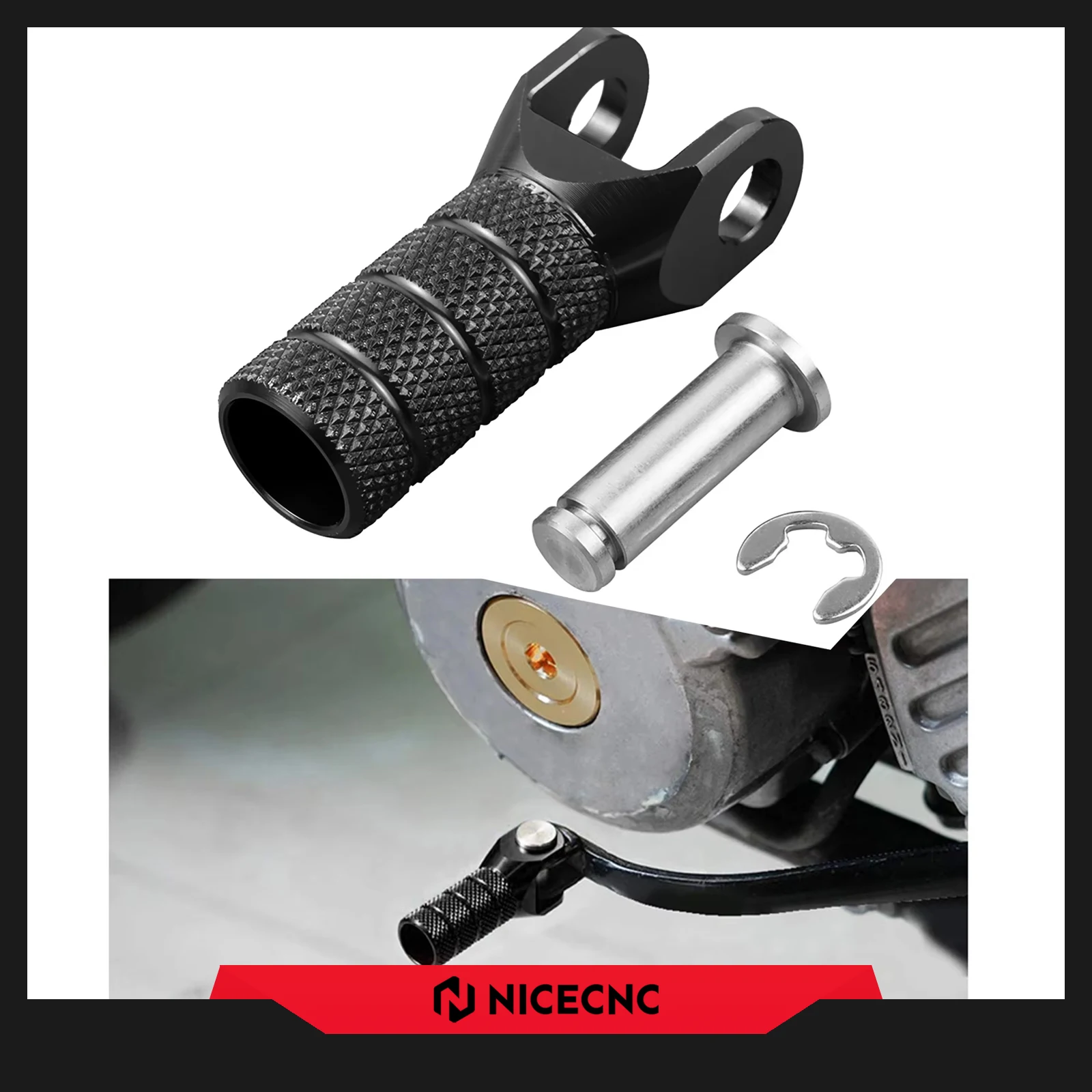 

2025 2024 2023 For Honda XR650L XR 650L 1993-2025 XR 650 L Motorcycle Gear Shifter Enlarged Shift Lever Tip Aluminum NICECNC