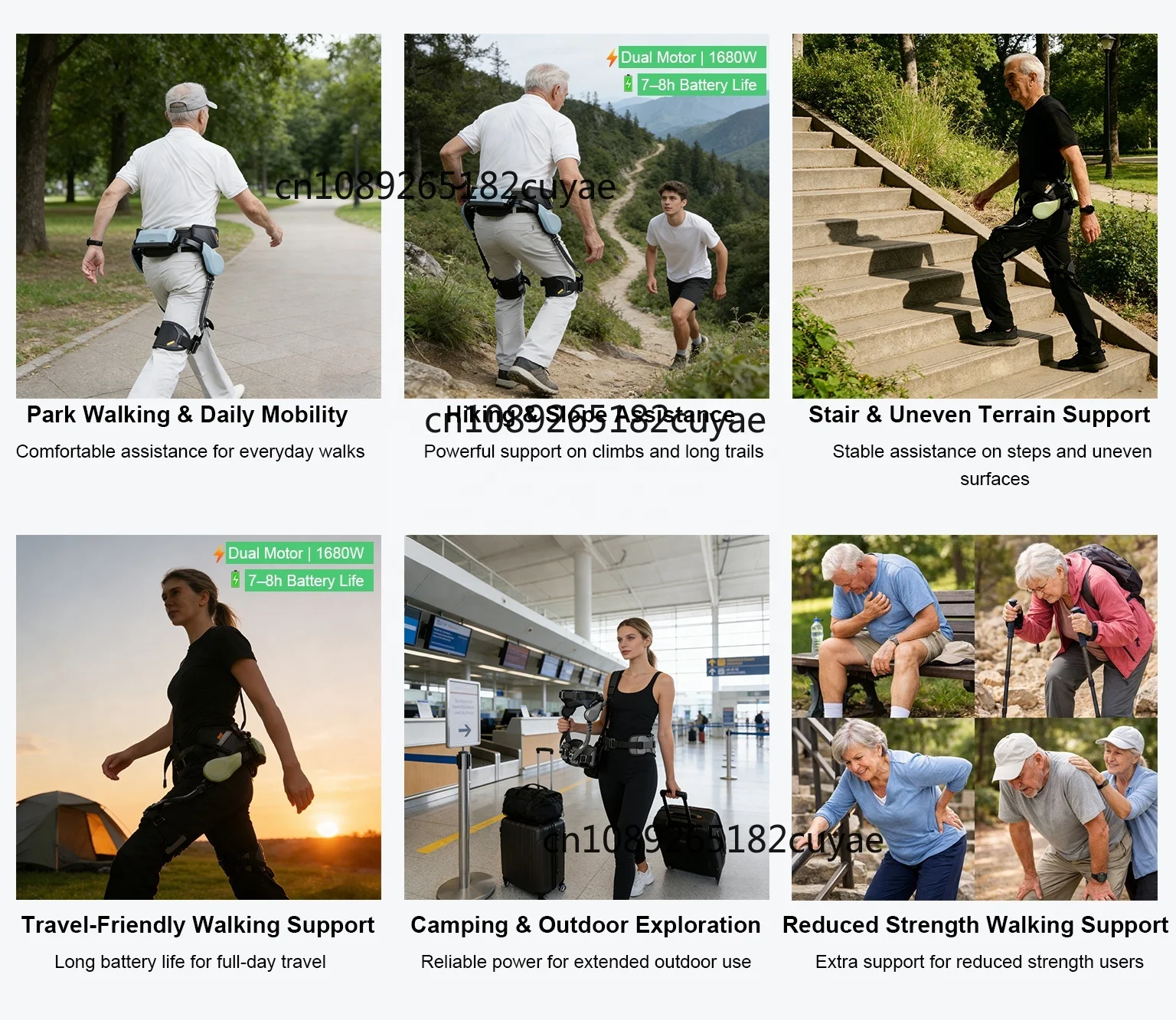 Technology 2026 Carbon Fiber Power Suit Robotic Legs Assistant for Walking Hiking Camping  Limb Exoskeleton