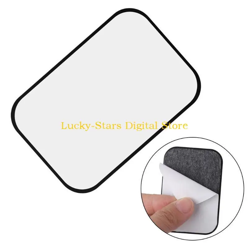 T3EE لوحة معدنية مغناطيسية لتثبيت الهاتف على السيارة، حامل هاتف مغناطيسي، ملصق لاصق مربع الشكل #5