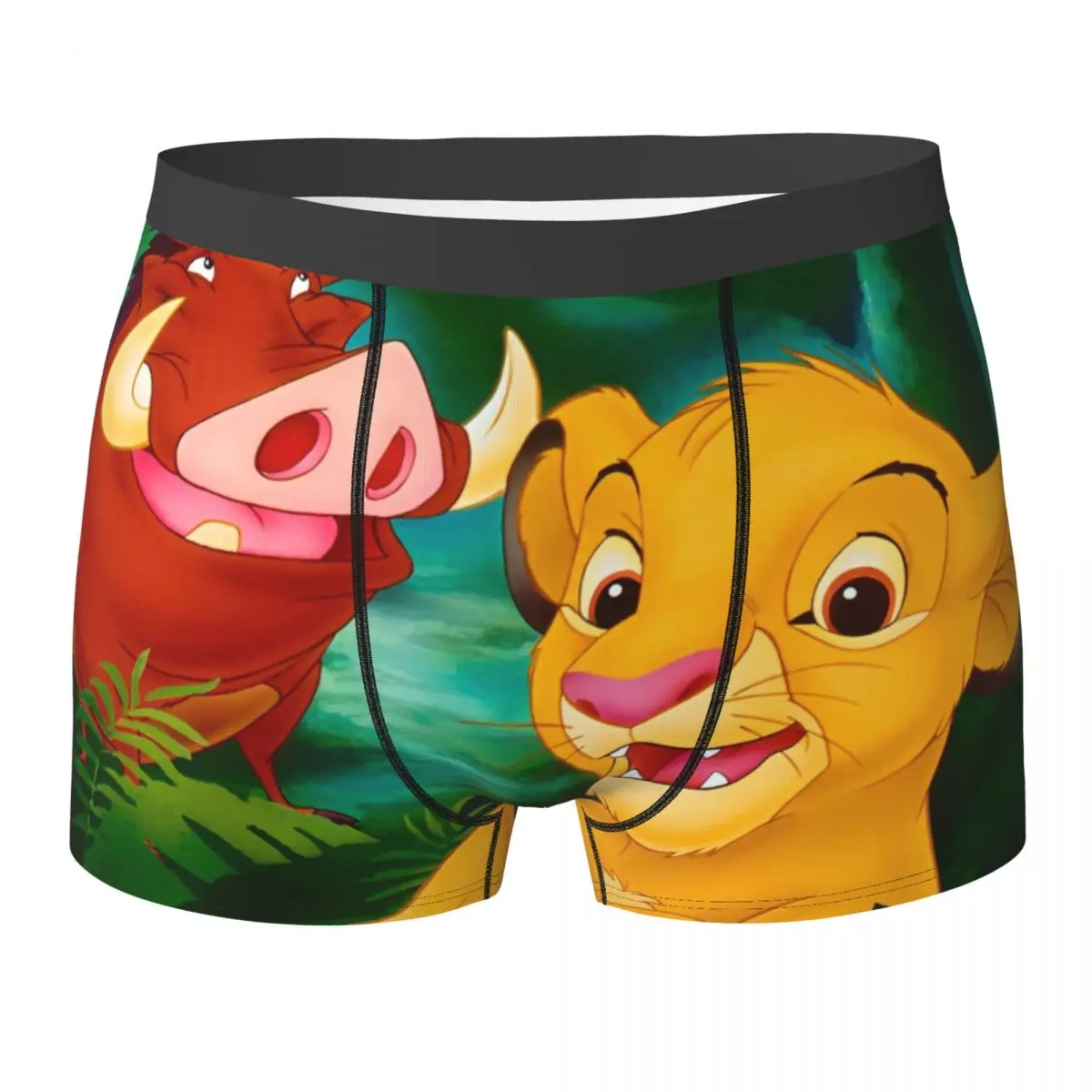 

Lion King Simba Cartoon Underwear Men Panties Custom Comfortable Trunk Hot Sale Boxer Brief Large Size