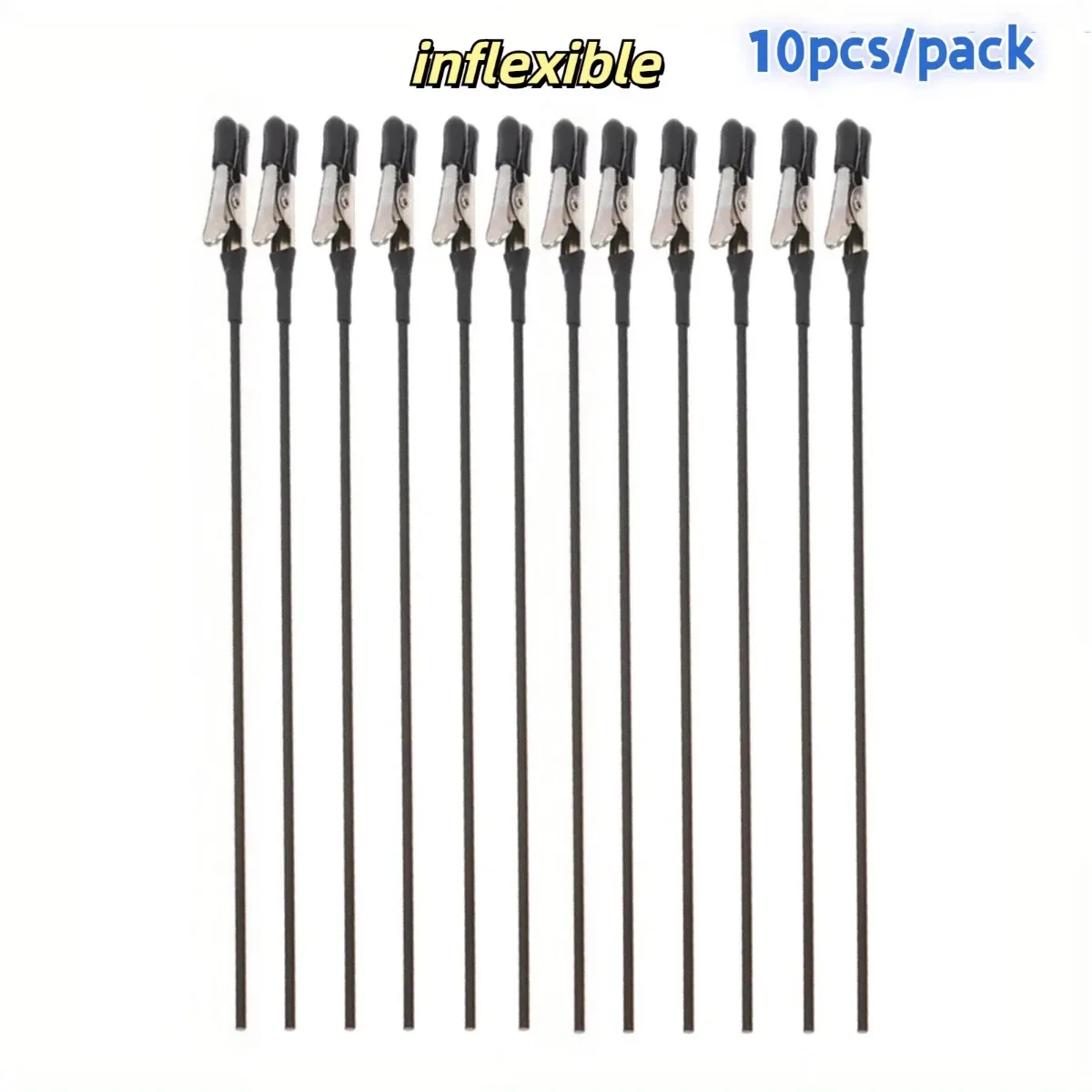 Model Spray Painting Stand Base with 10pcs Metal Flexible Clips Gundam Model Alligator Clip Stick for Gunpla Model Making Kit