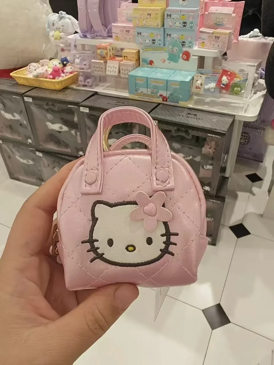 

Portable Hello Kitty 50th Anniversary Headphone Bag Cute for Cosplay Accessories and Anime Fans Hot Selling